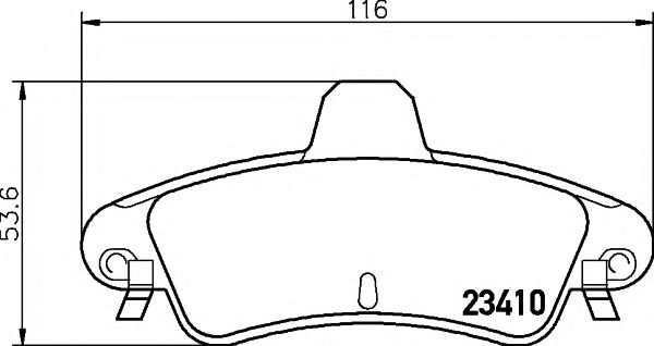TEXTAR 2341007 Тормозные колодки для FORD MONDEO (Форд Мондэо) TEXTAR 2341007 Тормозные колодки для FORD MONDEO (Форд Мондэо)