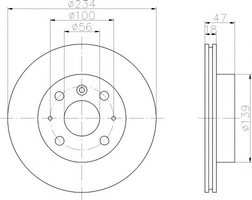 TEXTAR 92076900 Тормозной диск для DAIHATSU GRAN MOVE (Дайхатсу Гран моvэ) TEXTAR 92076900 Тормозной диск для DAIHATSU GRAN MOVE (Дайхатсу Гран моvэ)