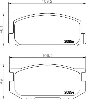 TEXTAR 2085602 Тормозные колодки для TOYOTA COROLLA SPRINTER (Тойота/тоета Cоролла спринтэр) TEXTAR 2085602 Тормозные колодки для TOYOTA COROLLA SPRINTER (Тойота/тоета Cоролла спринтэр)