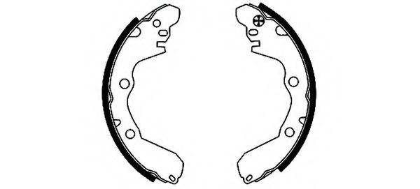 TEXTAR 91047500 Тормозные колодоки для MITSUBISHI PAJERO MINI (Митсубиши/митсубиси Пажэро мини) TEXTAR 91047500 Тормозные колодоки для MITSUBISHI PAJERO MINI (Митсубиши/митсубиси Пажэро мини)