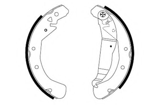 TEXTAR 91049000 Тормозные колодоки для OPEL ASTRA H HATCH (Опель Астра н хэтчбек) TEXTAR 91049000 Тормозные колодоки для OPEL ASTRA H HATCH (Опель Астра н хэтчбек)
