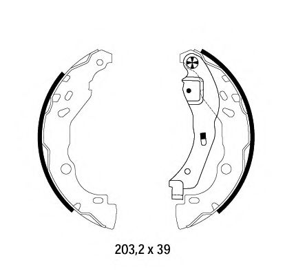 TEXTAR 91060200 Тормозные колодоки для RENAULT SYMBOL III (Рено Съмбол 3) TEXTAR 91060200 Тормозные колодоки для RENAULT SYMBOL III (Рено Съмбол 3)