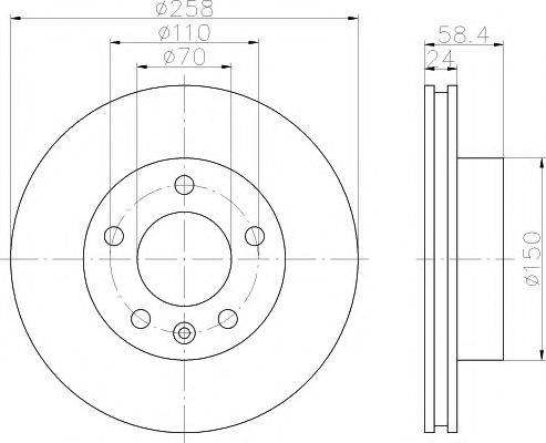 TEXTAR 92038100 Тормозной диск для OPEL OMEGA A (Опель Омэга а) TEXTAR 92038100 Тормозной диск для OPEL OMEGA A (Опель Омэга а)