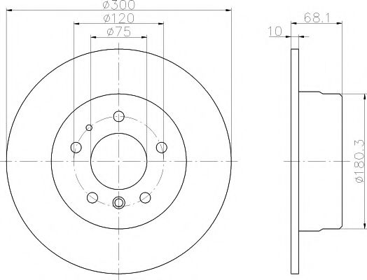 TEXTAR 92042600 Тормозной диск для BMW 7 (Бмв 7) TEXTAR 92042600 Тормозной диск для BMW 7 (Бмв 7)