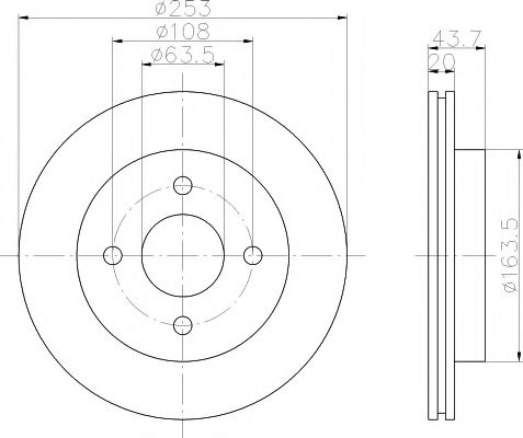 TEXTAR 92063603 Тормозной диск для FORD MONDEO (Форд Мондэо) TEXTAR 92063603 Тормозной диск для FORD MONDEO (Форд Мондэо)