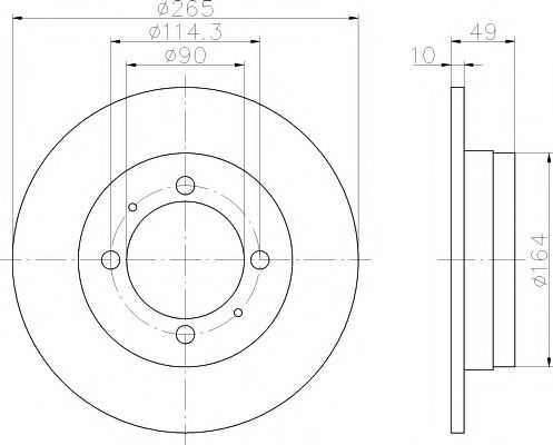 TEXTAR 92062900 Тормозной диск для MITSUBISHI ETERNA IV (Митсубиши/митсубиси Этэрна иv) TEXTAR 92062900 Тормозной диск для MITSUBISHI ETERNA IV (Митсубиши/митсубиси Этэрна иv)