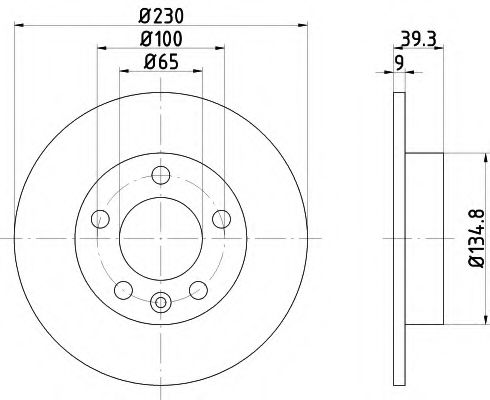 TEXTAR 92082503 Тормозной диск для SEAT TOLEDO II (Сеат Толедо 2) TEXTAR 92082503 Тормозной диск для SEAT TOLEDO II (Сеат Толедо 2)