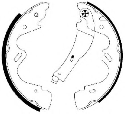 TEXTAR 91065100 Тормозные колодоки для NISSAN MISTRAL (Ниссан Мистрал) TEXTAR 91065100 Тормозные колодоки для NISSAN MISTRAL (Ниссан Мистрал)