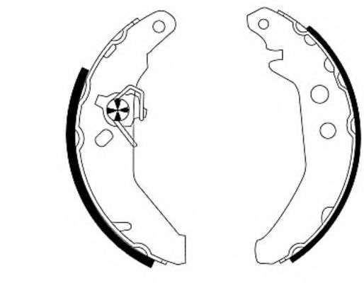 TEXTAR 91041900 Тормозные колодоки для FORD FIESTA (Форд Фиэста) TEXTAR 91041900 Тормозные колодоки для FORD FIESTA (Форд Фиэста)