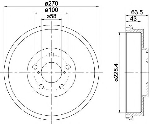 TEXTAR 94031000 Тормозной барабан для CHEVROLET FORESTER (Шевроле Форестер) TEXTAR 94031000 Тормозной барабан для CHEVROLET FORESTER (Шевроле Форестер)