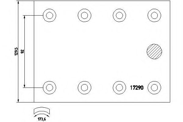 TEXTAR 1729007 Комплект тормозных башмаков, барабанные тормоза для MERCEDES-BENZ ATEGO 3 (Мэрcэдэс-бэнз Атэго 3) TEXTAR 1729007 Комплект тормозных башмаков, барабанные тормоза для MERCEDES-BENZ ATEGO 3 (Мэрcэдэс-бэнз Атэго 3)