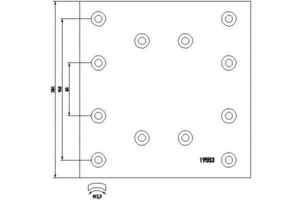 TEXTAR 1955301 Комплект тормозных башмаков, барабанные тормоза для IVECO (Ивеко) TEXTAR 1955301 Комплект тормозных башмаков, барабанные тормоза для IVECO (Ивеко)