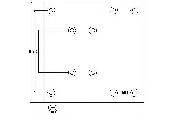 TEXTAR 1958101 Комплект тормозных башмаков, барабанные тормоза для MAN LION S STAR (Ман Лион с стар) TEXTAR 1958101 Комплект тормозных башмаков, барабанные тормоза для MAN LION S STAR (Ман Лион с стар)