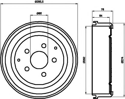 TEXTAR 94008300 Тормозной барабан для VOLKSWAGEN T3 CARAVELLE (Фольксваген Т3 cараvэллэ) TEXTAR 94008300 Тормозной барабан для VOLKSWAGEN T3 CARAVELLE (Фольксваген Т3 cараvэллэ)