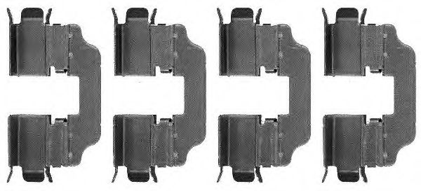 TEXTAR 82076200 Комплектующие, колодки дискового тормоза для RENAULT SCNIC III (Рено Сценик 3) TEXTAR 82076200 Комплектующие, колодки дискового тормоза для RENAULT SCNIC III (Рено Сценик 3)