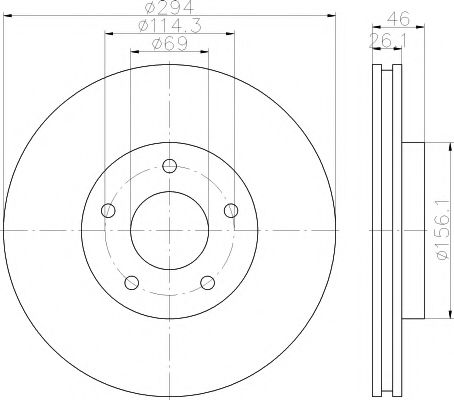 TEXTAR 92184403 Тормозной диск для CHRYSLER CIRRUS (Крайслер Cиррус) TEXTAR 92184403 Тормозной диск для CHRYSLER CIRRUS (Крайслер Cиррус)
