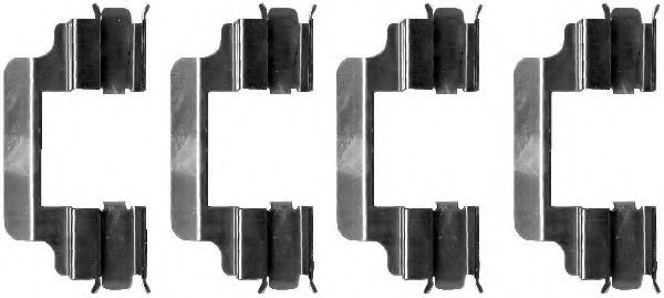 TEXTAR 82059500 Комплектующие, колодки дискового тормоза для CITROËN JUMPY (CитроËн Джампи) TEXTAR 82059500 Комплектующие, колодки дискового тормоза для CITROËN JUMPY (CитроËн Джампи)