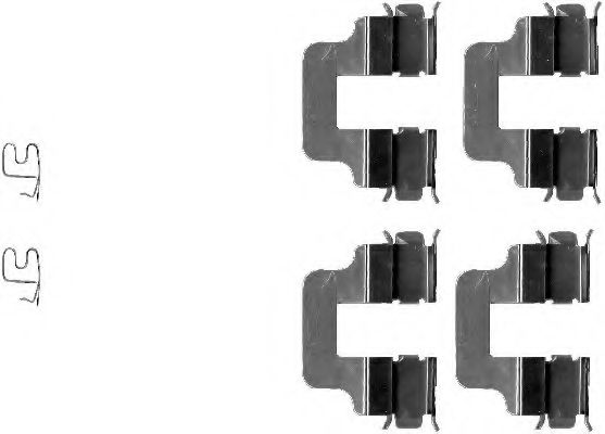 TEXTAR 82060100 Комплектующие, колодки дискового тормоза для FIAT 500 C (Фиат 500 c) TEXTAR 82060100 Комплектующие, колодки дискового тормоза для FIAT 500 C (Фиат 500 c)