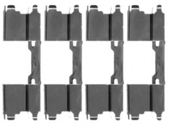 TEXTAR 82071000 Комплектующие, колодки дискового тормоза для VOLKSWAGEN (Фольксваген) TEXTAR 82071000 Комплектующие, колодки дискового тормоза для VOLKSWAGEN (Фольксваген)