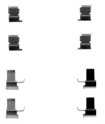 TEXTAR 82053000 Комплектующие, колодки дискового тормоза 