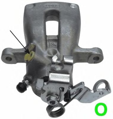 TEXTAR 38130800 Тормозной суппорт для OPEL ZAFIRA B (Опель Зафира б)