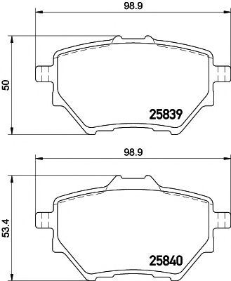 TEXTAR 2583901 Тормозные колодки для CITROËN C4 PICASSO II (CитроËн С4 пикассо 2) TEXTAR 2583901 Тормозные колодки для CITROËN C4 PICASSO II (CитроËн С4 пикассо 2)