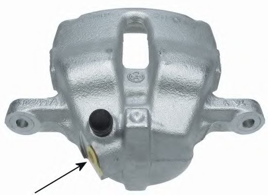 TEXTAR 38196400 Тормозной суппорт для PEUGEOT 2008 (Пежо 2008)