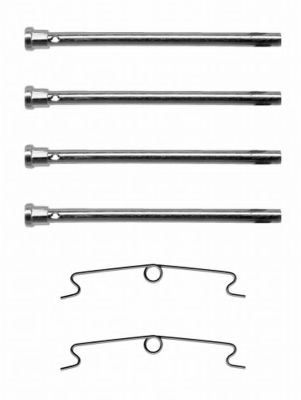 TEXTAR 82050100 Комплектующие, колодки дискового тормоза 