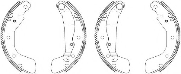 TEXTAR 83044802 Тормозные колодоки для OPEL CORSA A (Опель Cорса а) TEXTAR 83044802 Тормозные колодоки для OPEL CORSA A (Опель Cорса а)