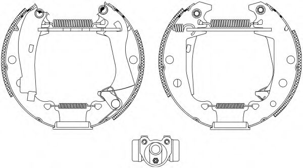TEXTAR 84029201 Тормозные колодоки для PEUGEOT 305 II (Пежо 305 2) TEXTAR 84029201 Тормозные колодоки для PEUGEOT 305 II (Пежо 305 2)