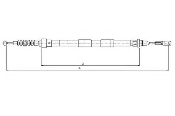 TEXTAR 44005100 Трос, стояночная тормозная система для FORD GALAXY (Форд Галакси) TEXTAR 44005100 Трос, стояночная тормозная система для FORD GALAXY (Форд Галакси)