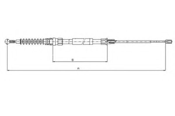 TEXTAR 44006700 Трос, стояночная тормозная система для SEAT ALTEA (Сеат Алтэа) TEXTAR 44006700 Трос, стояночная тормозная система для SEAT ALTEA (Сеат Алтэа)
