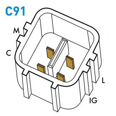 CEVAM 9379 Генератор для HONDA EDIX (Хонда Эдиx) CEVAM 9379 Генератор для HONDA EDIX (Хонда Эдиx)