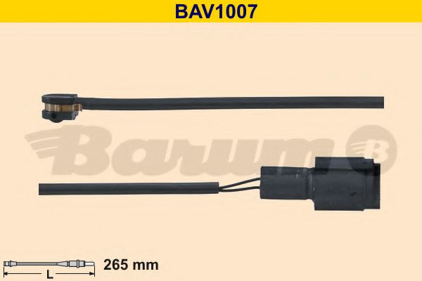 BARUM BAV1007 Сигнализатор, износ тормозных колодок для BMW (Бмв) BARUM BAV1007 Сигнализатор, износ тормозных колодок для BMW (Бмв)