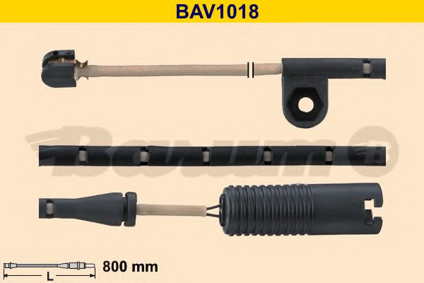 BARUM BAV1018 Сигнализатор, износ тормозных колодок для BMW (Бмв) BARUM BAV1018 Сигнализатор, износ тормозных колодок для BMW (Бмв)