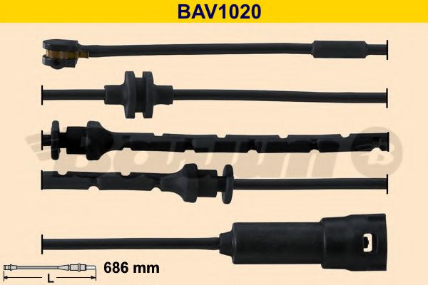 BARUM BAV1020 Сигнализатор, износ тормозных колодок для OPEL (Опель) BARUM BAV1020 Сигнализатор, износ тормозных колодок для OPEL (Опель)