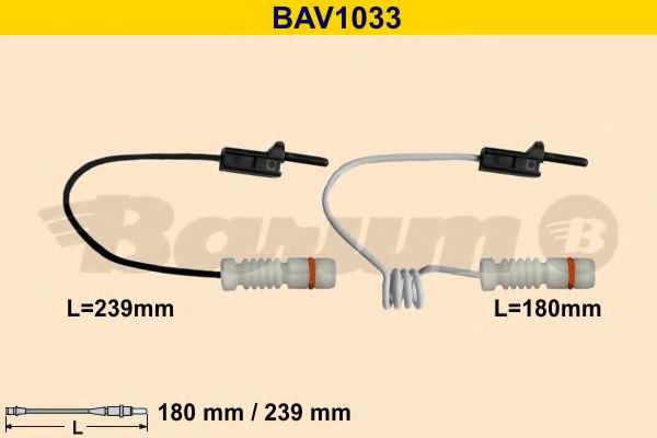 BARUM BAV1033 Сигнализатор, износ тормозных колодок для MERCEDESBENZ (Мерседес бенц) BARUM BAV1033 Сигнализатор, износ тормозных колодок для MERCEDESBENZ (Мерседес бенц)