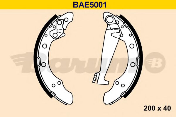BARUM BAE5001 Тормозные колодоки для VOLKSWAGEN LOAD UP (Фольксваген Лоад уп) BARUM BAE5001 Тормозные колодоки для VOLKSWAGEN LOAD UP (Фольксваген Лоад уп)