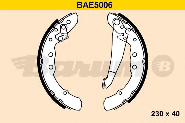 BARUM BAE5006 Тормозные колодоки для AUDI 90 (Ауди 90) BARUM BAE5006 Тормозные колодоки для AUDI 90 (Ауди 90)