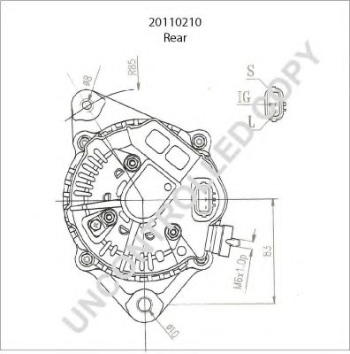 PRESTOLITE ELECTRIC 20110210 Генератор для TOYOTA CARINA E (Тойота/тоета Карина е) PRESTOLITE ELECTRIC 20110210 Генератор для TOYOTA CARINA E (Тойота/тоета Карина е)
