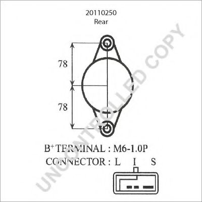 PRESTOLITE ELECTRIC 20110250 Генератор для DAEWOO (Дэу) PRESTOLITE ELECTRIC 20110250 Генератор для DAEWOO (Дэу)