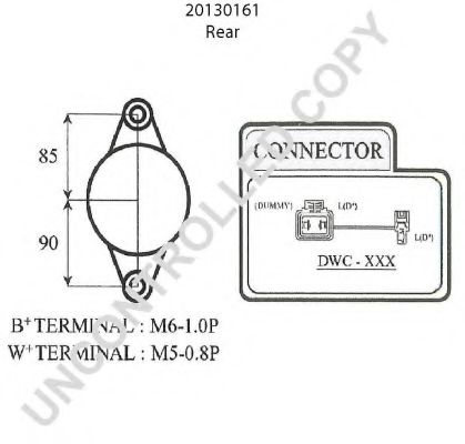PRESTOLITE ELECTRIC 20130161 Генератор для NISSAN PATROL IV (Ниссан Патрол 4) PRESTOLITE ELECTRIC 20130161 Генератор для NISSAN PATROL IV (Ниссан Патрол 4)