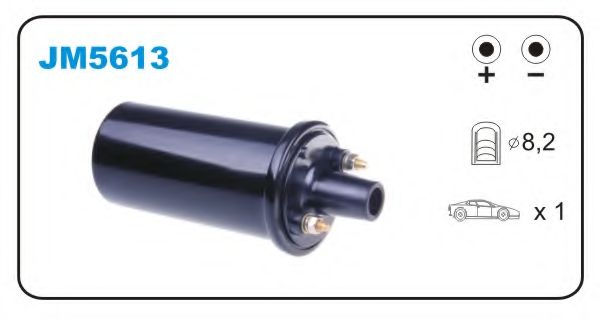 JANMOR JM5613 Катушка зажигания для MITSUBISHI TREDIA (Митсубиши/митсубиси Трэдиа) JANMOR JM5613 Катушка зажигания для MITSUBISHI TREDIA (Митсубиши/митсубиси Трэдиа)