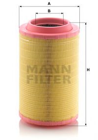 MANN-FILTER C 25 860/8 Воздушный фильтр для MAN TGL (Ман Тгл) MANN-FILTER C 25 860/8 Воздушный фильтр для MAN TGL (Ман Тгл)