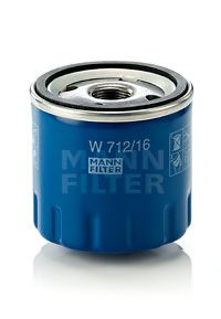 MANN-FILTER W 712/16 Масляный фильтр для FIAT STILO MULTI (Фиат Стило мульти) MANN-FILTER W 712/16 Масляный фильтр для FIAT STILO MULTI (Фиат Стило мульти)