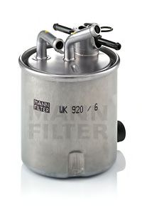 MANN-FILTER WK 920/6 Топливный фильтр для NISSAN NP300 (Ниссан Нп300) MANN-FILTER WK 920/6 Топливный фильтр для NISSAN NP300 (Ниссан Нп300)