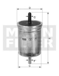 MANN-FILTER WK 513 Топливный фильтр для FIAT PREMIO (Фиат Прэмио) MANN-FILTER WK 513 Топливный фильтр для FIAT PREMIO (Фиат Прэмио)