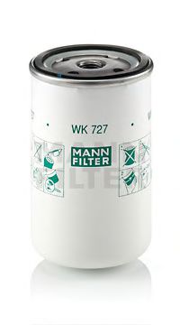 MANN-FILTER WK 727 Топливный фильтр для RENAULT TRUCKS MIDLUM (Рено трак Мидлум) MANN-FILTER WK 727 Топливный фильтр для RENAULT TRUCKS MIDLUM (Рено трак Мидлум)