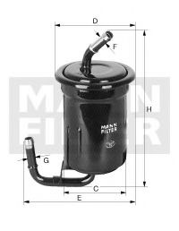 MANN-FILTER WK 614/13 Топливный фильтр для MAZDA 626 III (Мазда 626 3) MANN-FILTER WK 614/13 Топливный фильтр для MAZDA 626 III (Мазда 626 3)