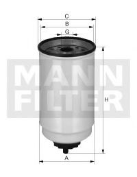 MANN-FILTER WK 10 017 x Топливный фильтр для DAF LF (Даф Лф) MANN-FILTER WK 10 017 x Топливный фильтр для DAF LF (Даф Лф)